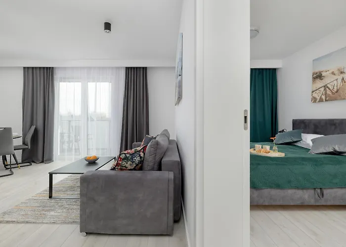Modern With Balcony And Parking By Renters Apartman Mielno